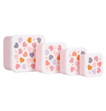 Set Cajas Almuerzo Corazones - A Little Lovely Company