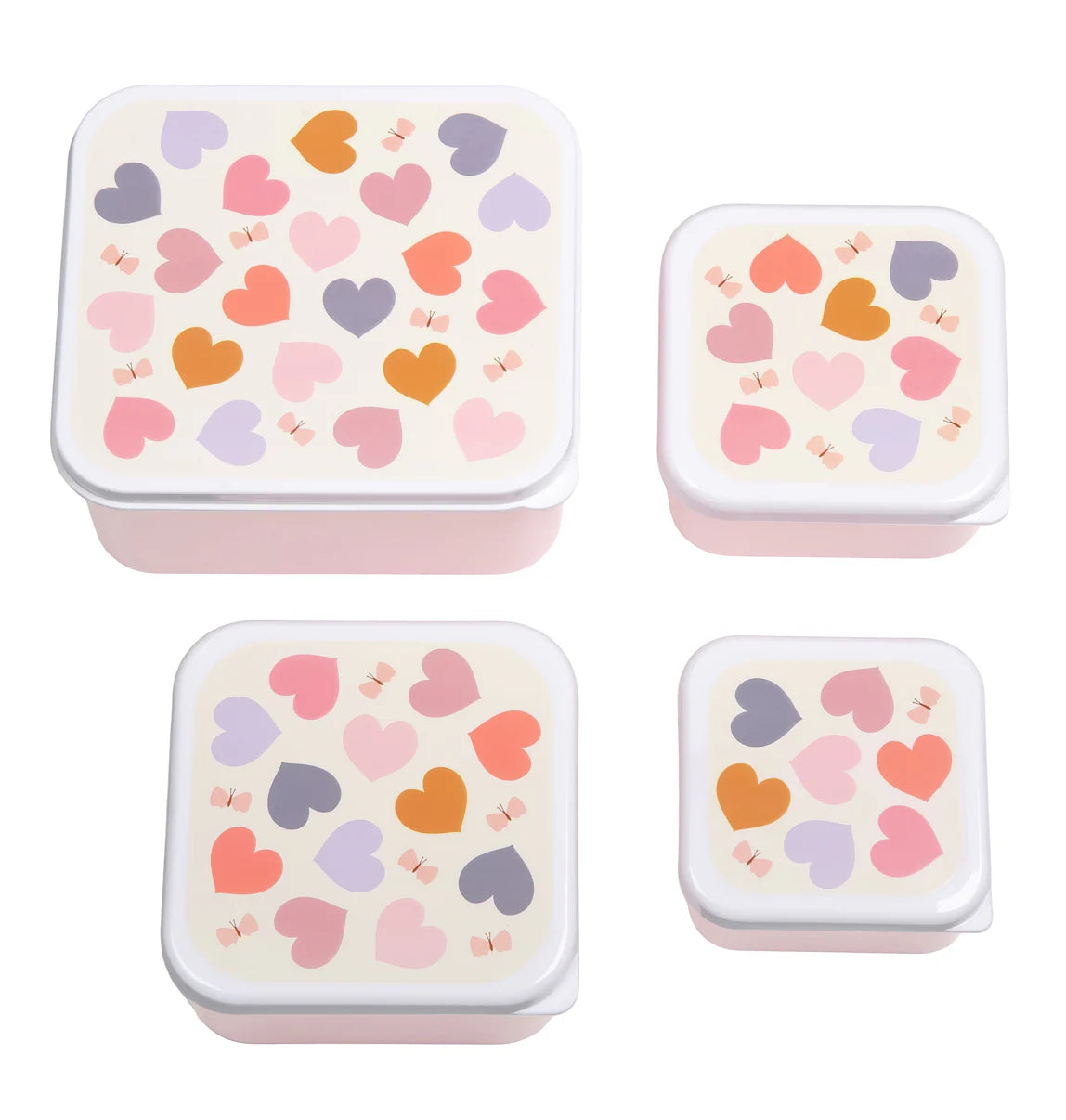 Set Cajas Almuerzo Corazones - A Little Lovely Company