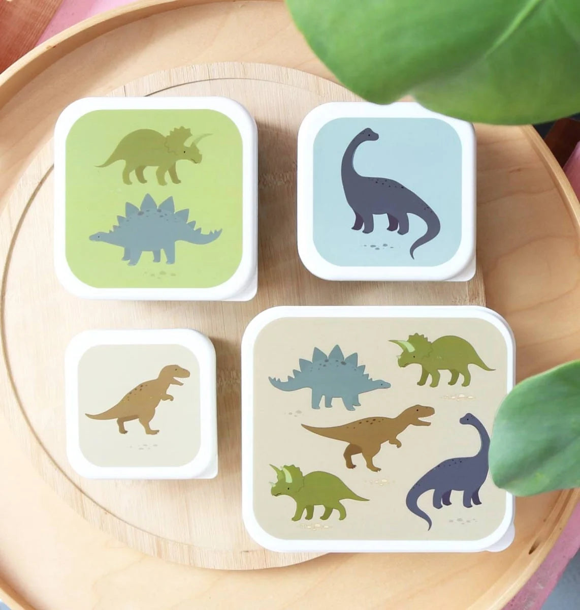 Set Cajas Almuerzo Dinosaurios - A Little Lovely Company
