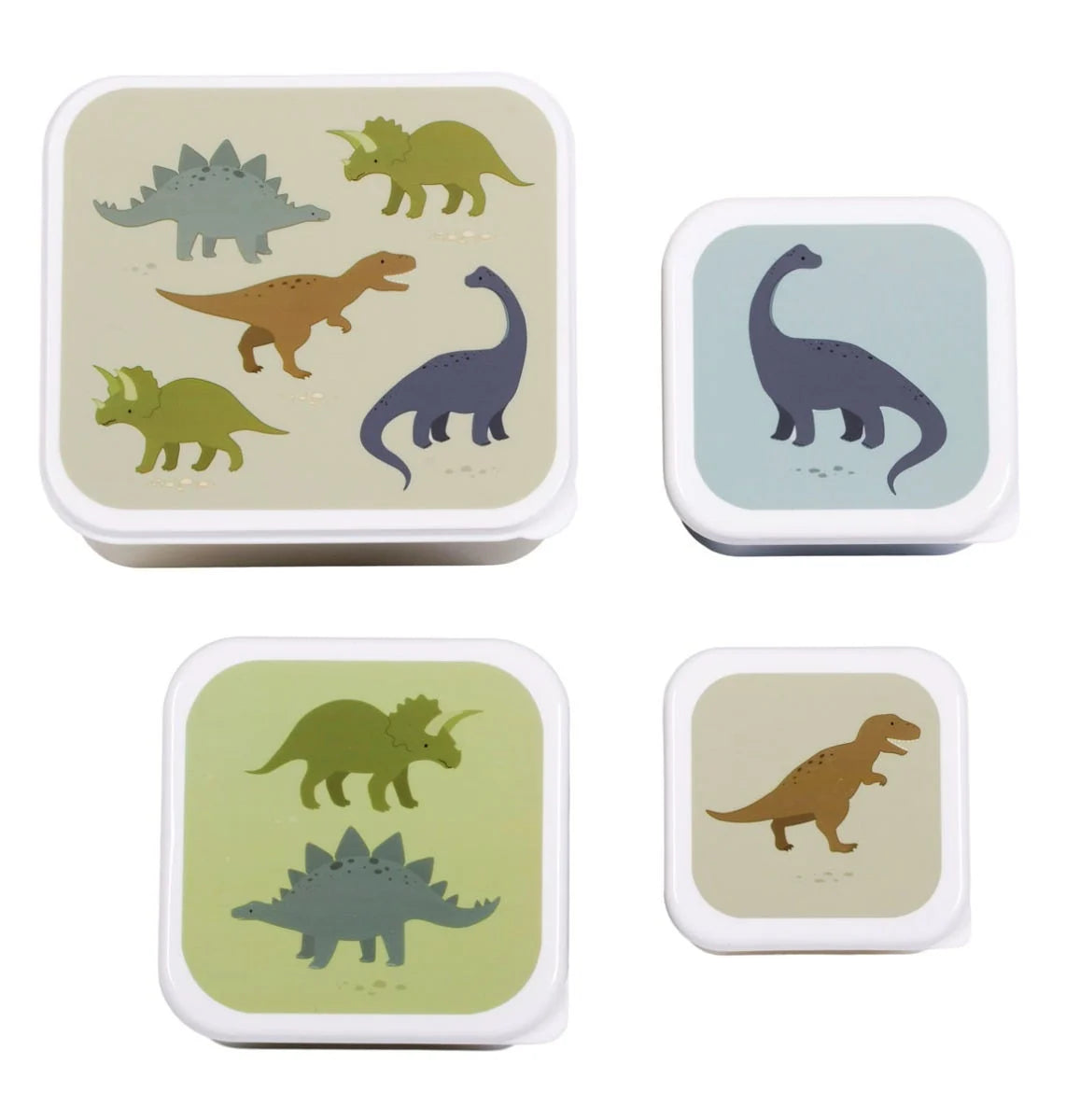 Set Cajas Almuerzo Dinosaurios - A Little Lovely Company