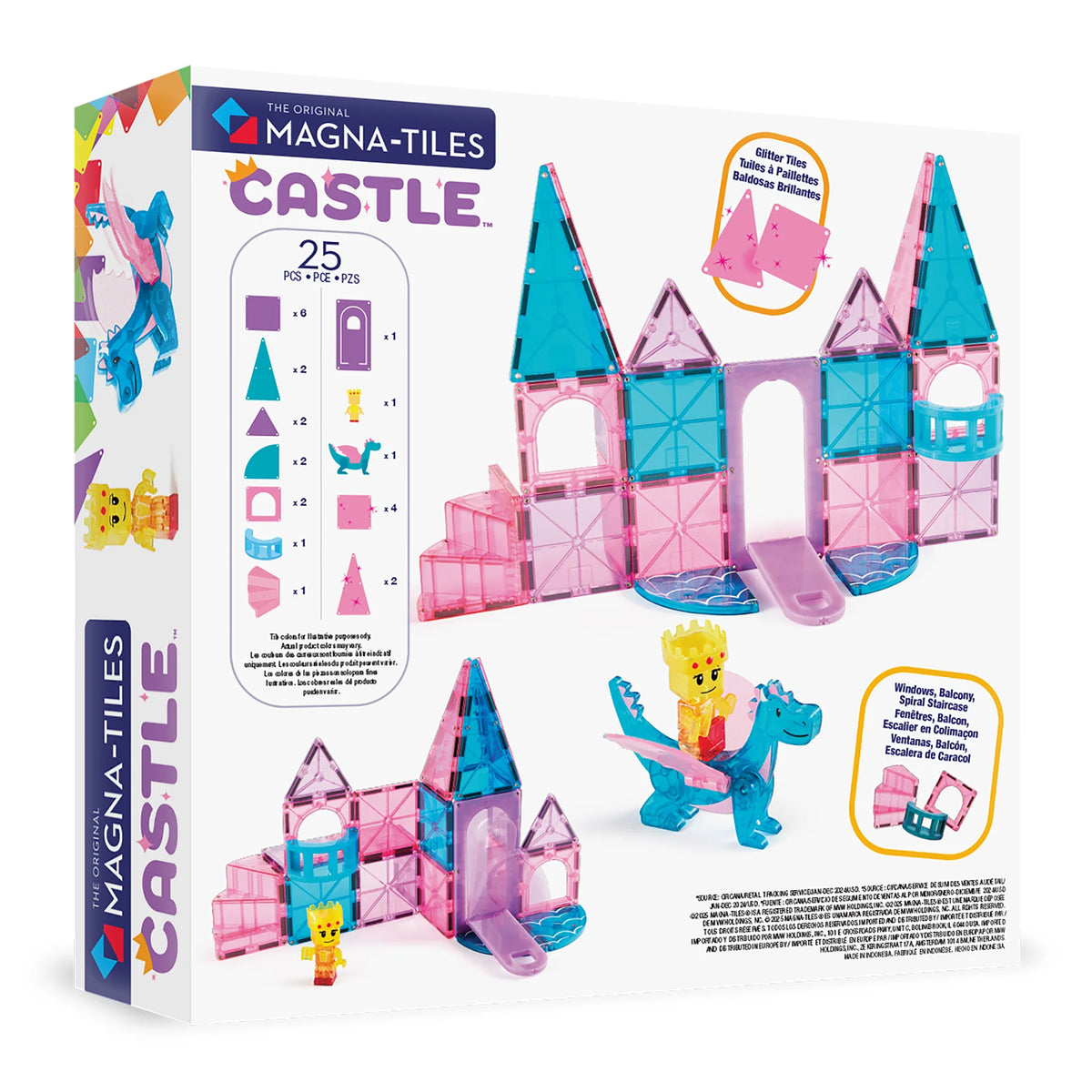 Set Castle 25 piezas - Magna Tiles