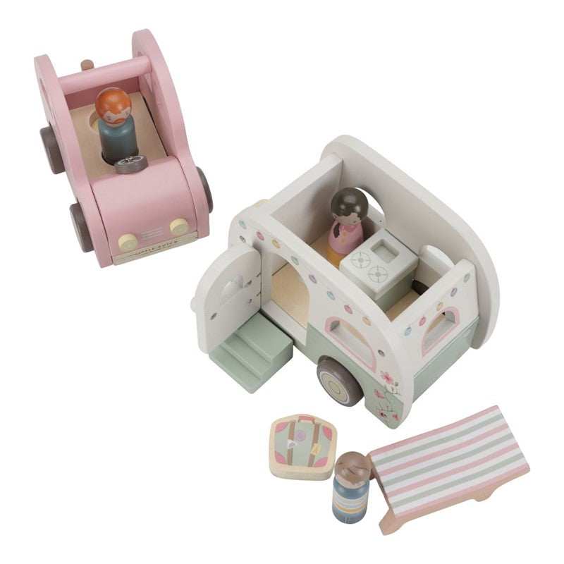 Set Coche y Caravana - Little Dutch