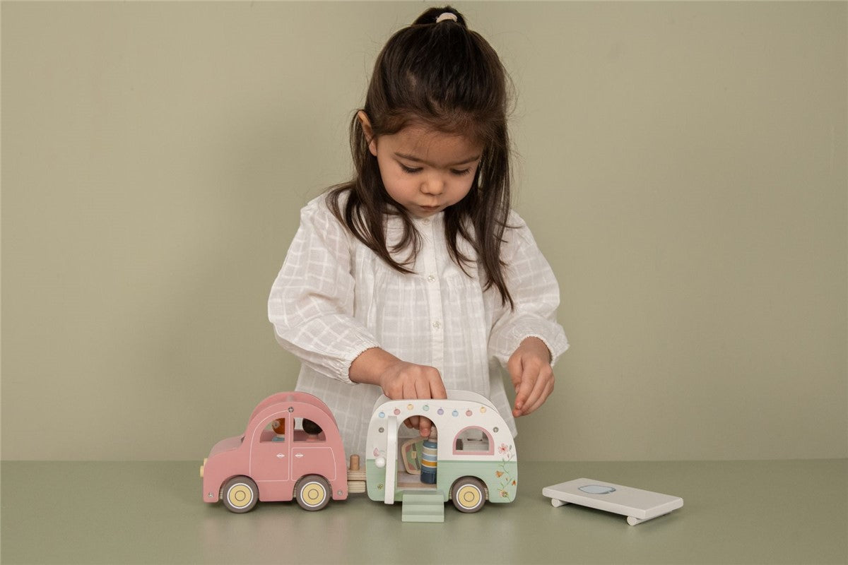 Set Coche y Caravana - Little Dutch