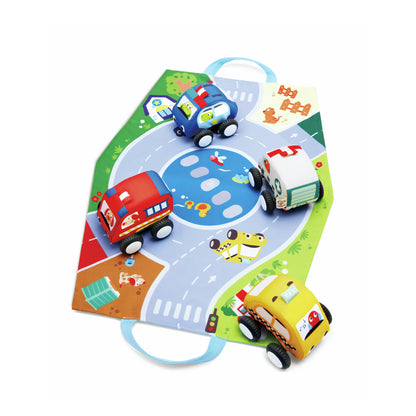 Set Coches de Peluche - Hape