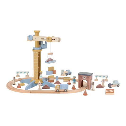 Set Construcción con Grúa - Little Dutch