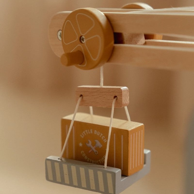 Set Construcción con Grúa - Little Dutch