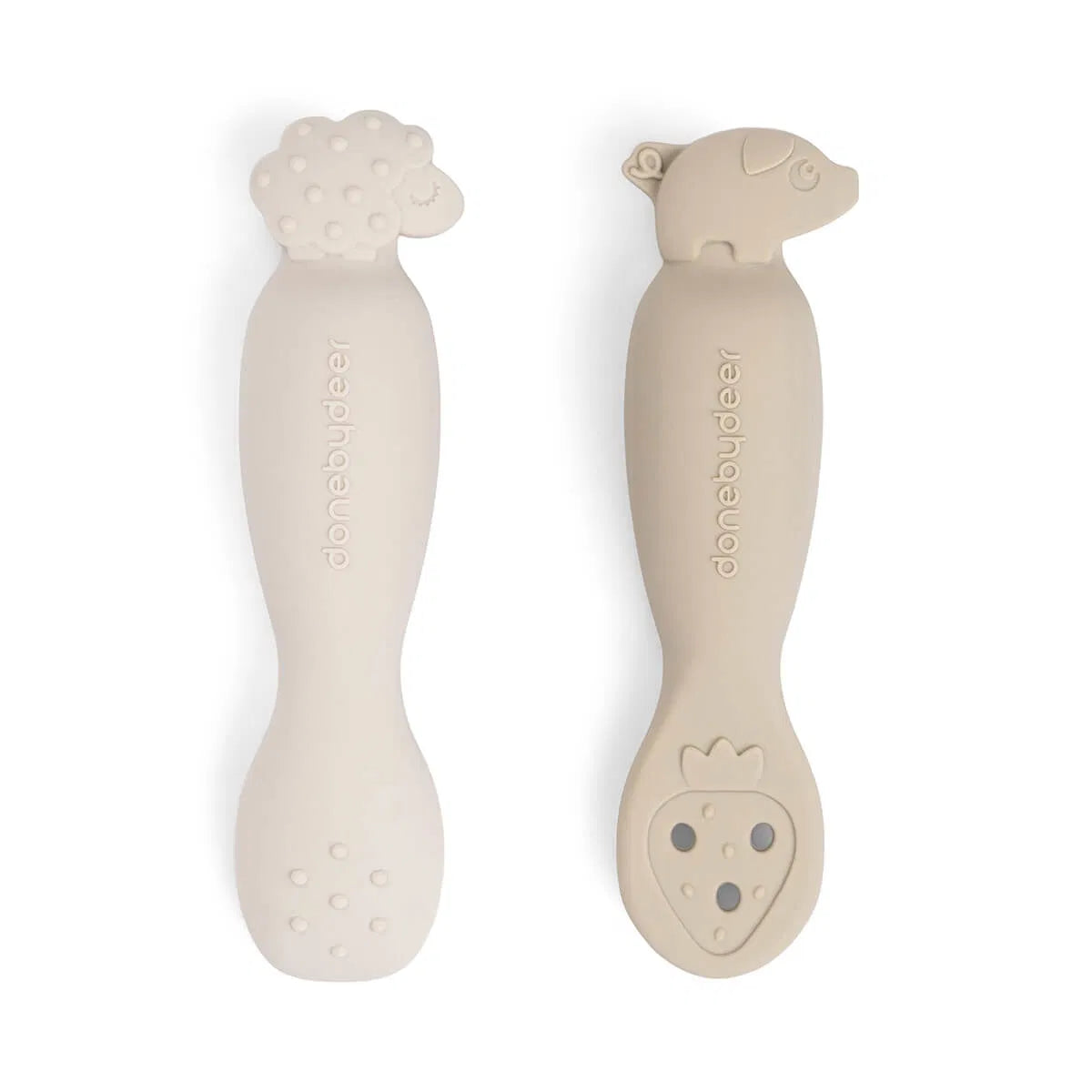 Set de Cucharas de Aprendizaje Beige - Done By Deer