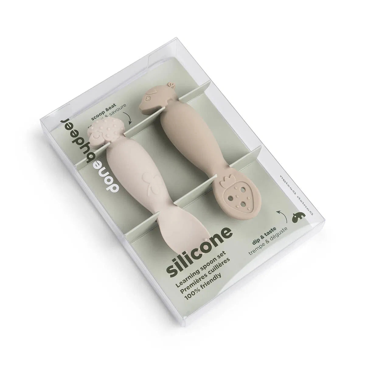 Set de Cucharas de Aprendizaje Beige - Done By Deer
