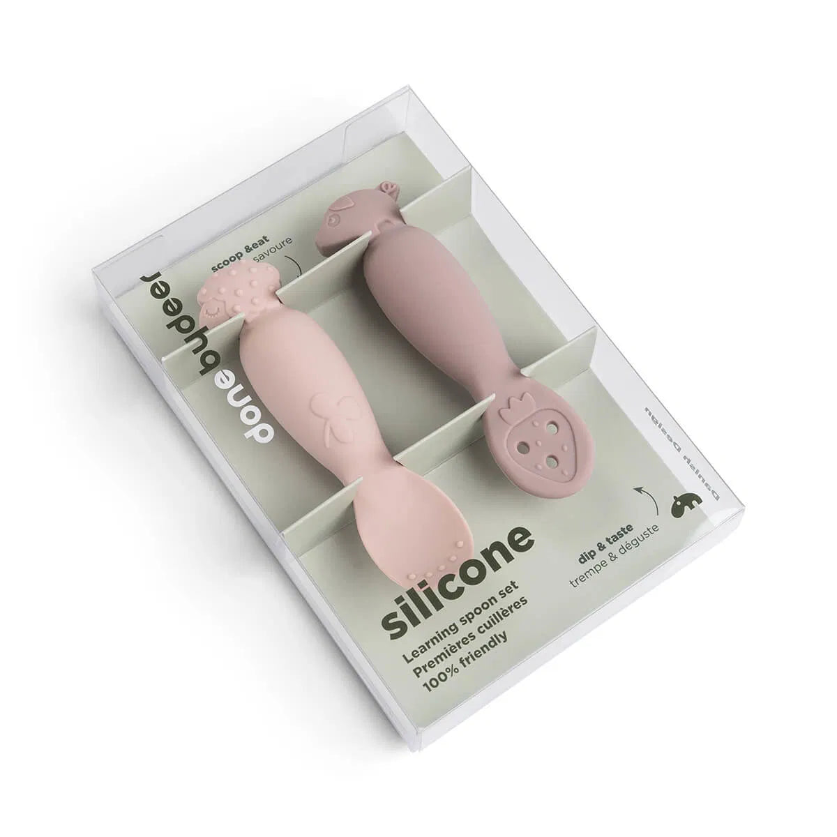 Set de Cucharas de Aprendizaje Rosa - Done By Deer