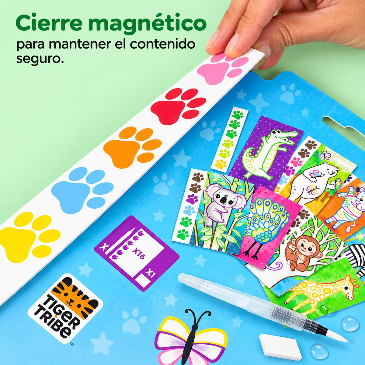 Set de Pintura Animales Salvajes - Tiger Tribe