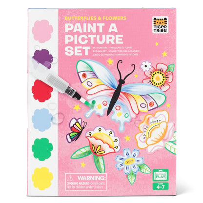 Set de Pintura Flores y Mariposas - Tiger Tribe