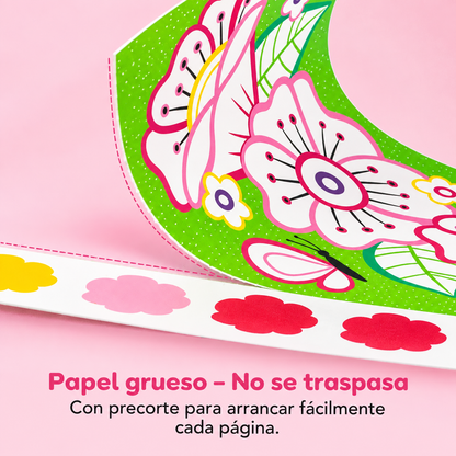 Set de Pintura Flores y Mariposas - Tiger Tribe