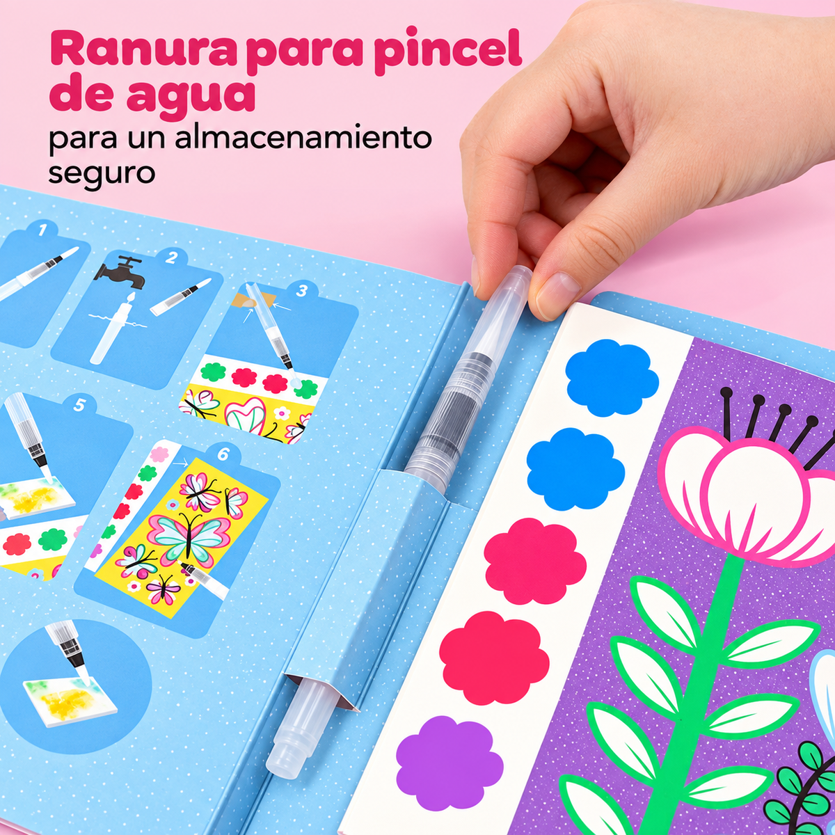 Set de Pintura Flores y Mariposas - Tiger Tribe