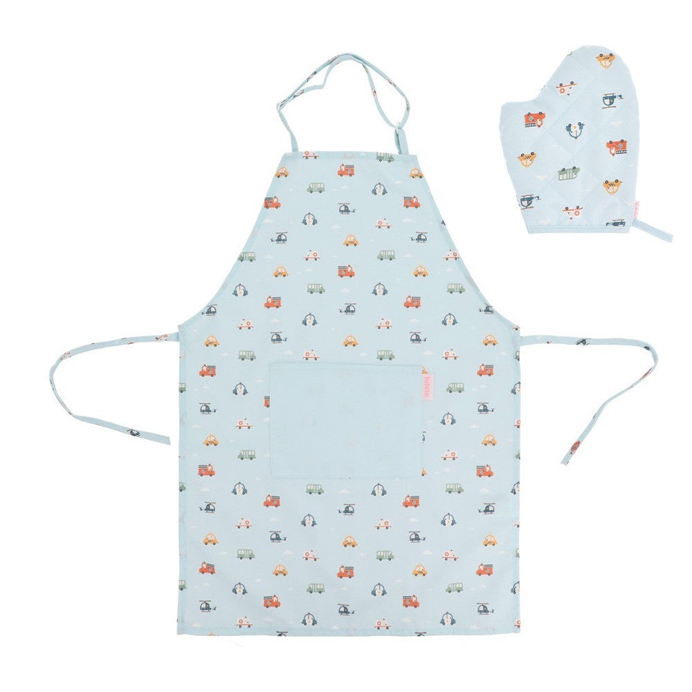 Set Delantal City Cars - Tutete