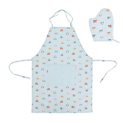 Set Delantal City Cars - Tutete