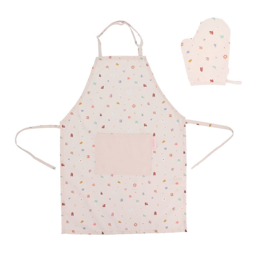 Set Delantal Geometric Nature - Tutete