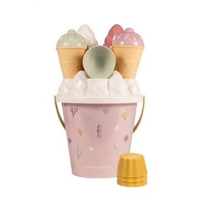 Set Juguetes de Playa Helados Ocean Dreams Rosa deLittle Dutch