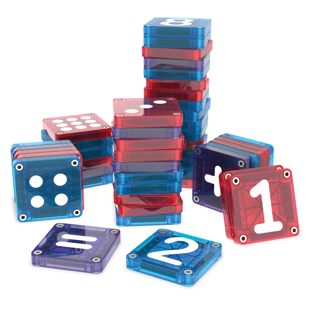 Set Learn Numbers 56 piezas - Magna Tiles
