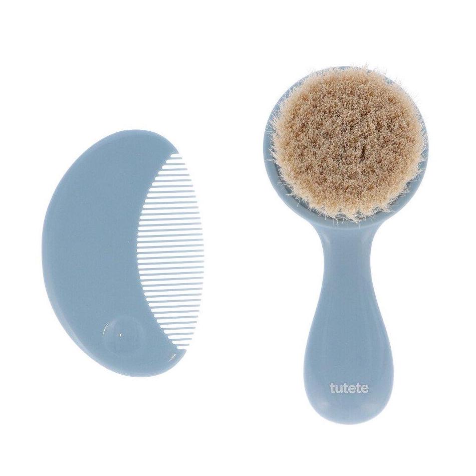 Set Cepillo y Peine Bebé Azul de Tutete