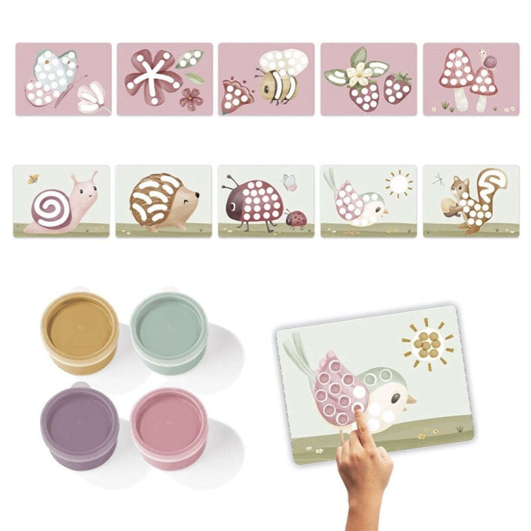 Set Pintura de Dedos Fairy Garden - Little Dutch