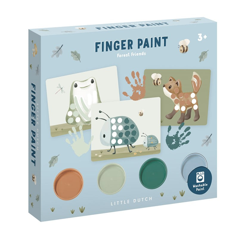 Set Pintura de Dedos Forest Friends - Little Dutch