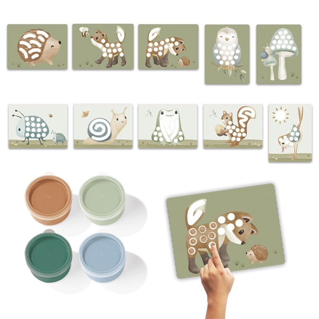 Set Pintura de Dedos Forest Friends - Little Dutch
