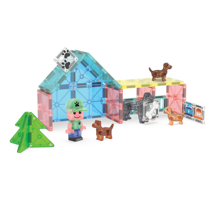 Set Puppy Park 27 piezas - Magna Tiles