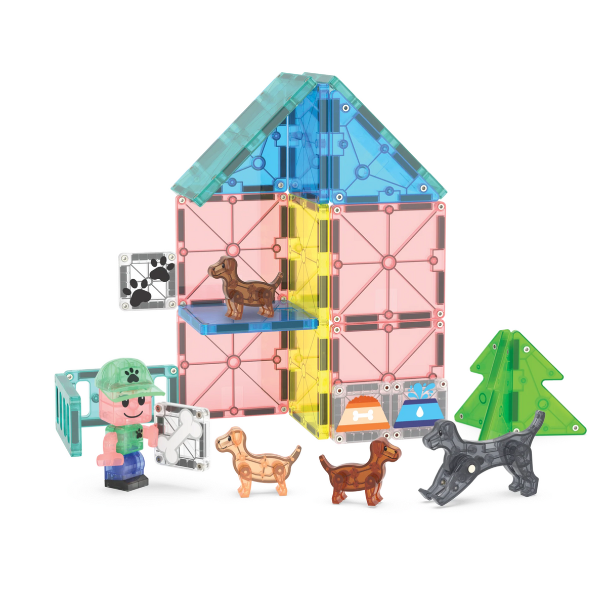 Set Puppy Park 27 piezas - Magna Tiles