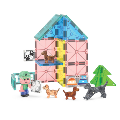 Set Puppy Park 27 piezas - Magna Tiles