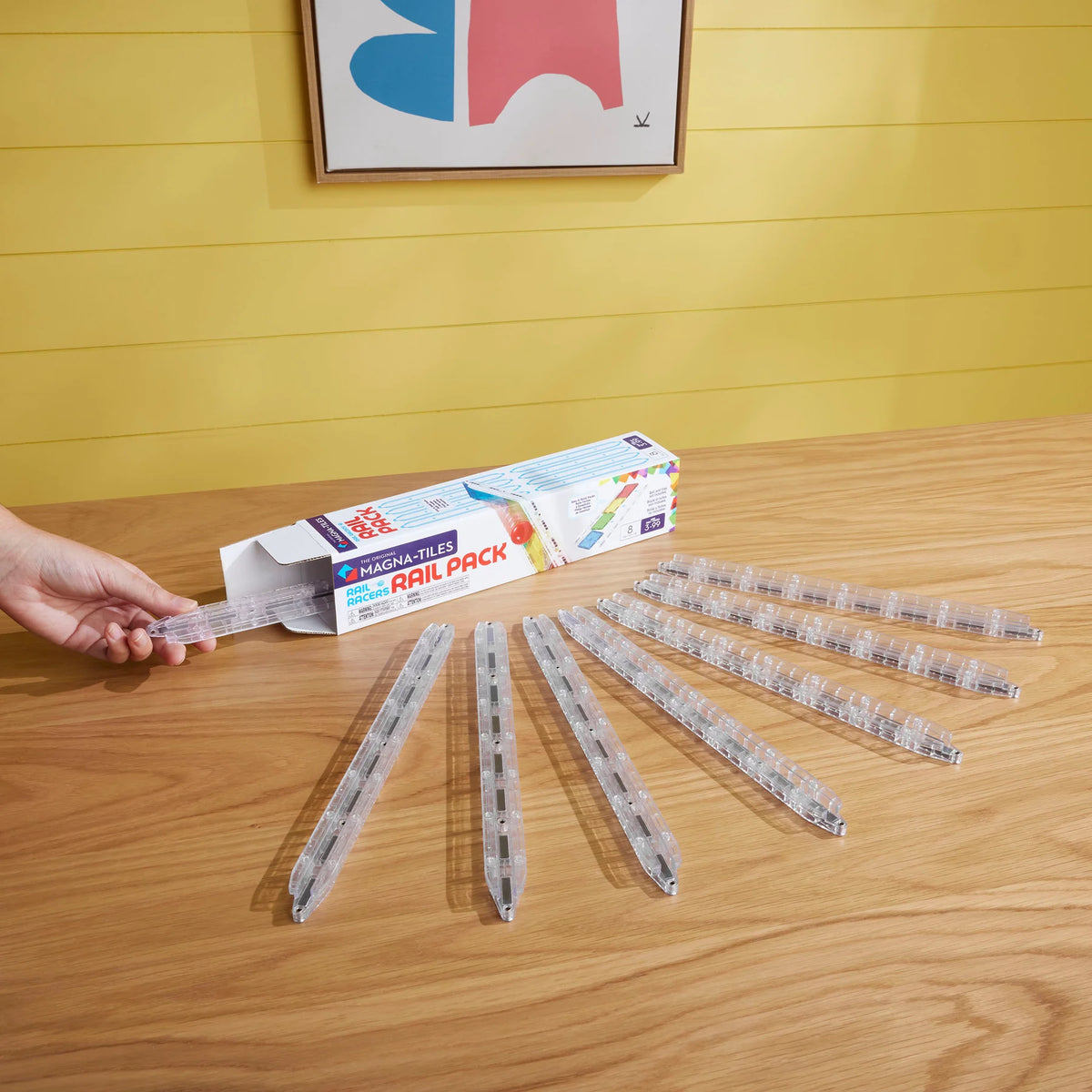 Set Rail Racer Accessory 8 piezas - Magna Tiles