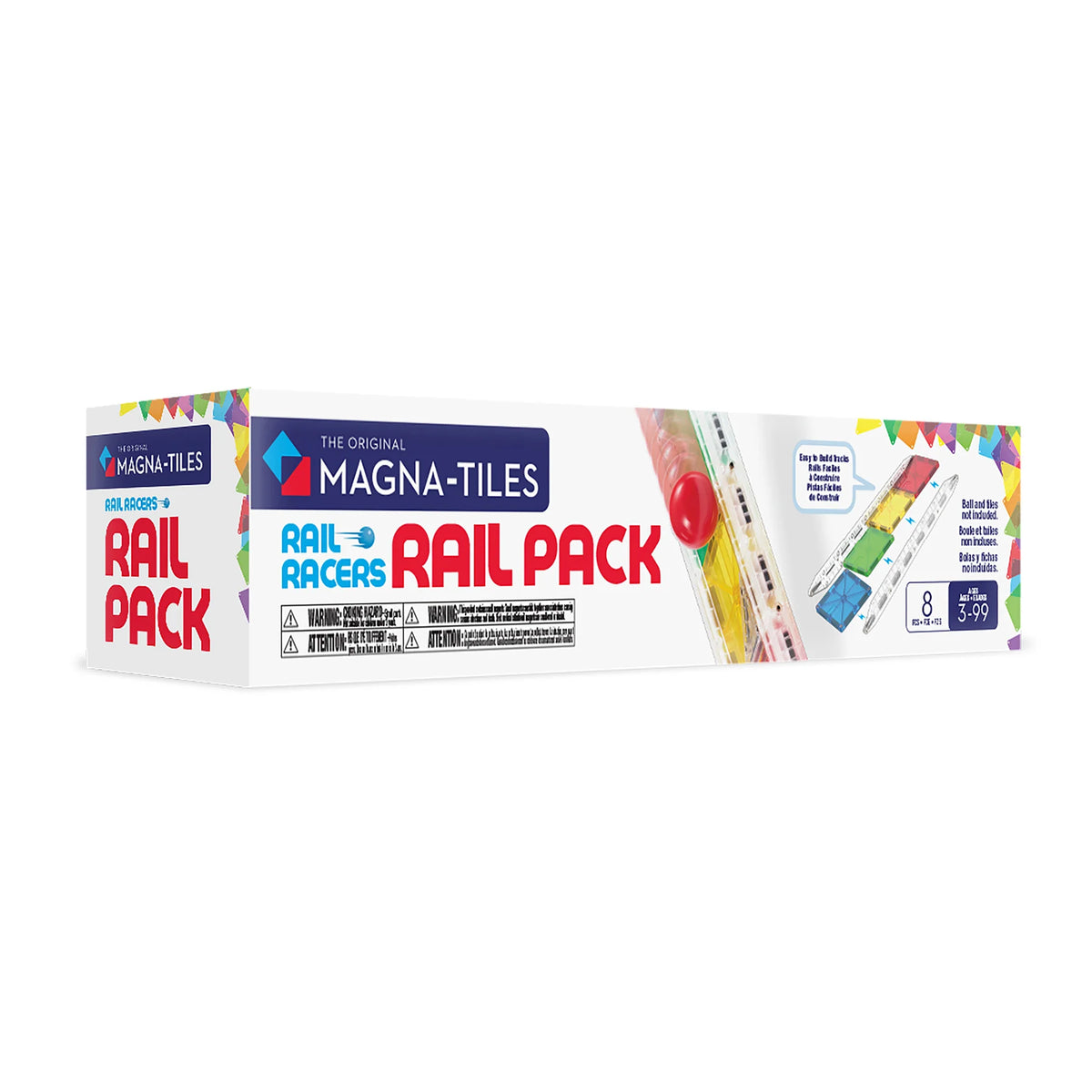 Set Rail Racer Accessory 8 piezas - Magna Tiles
