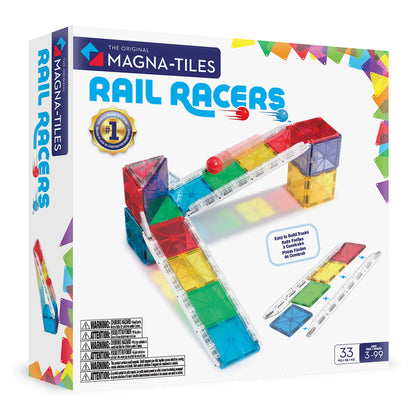 Set Rail Racers 33 piezas - Magna Tiles