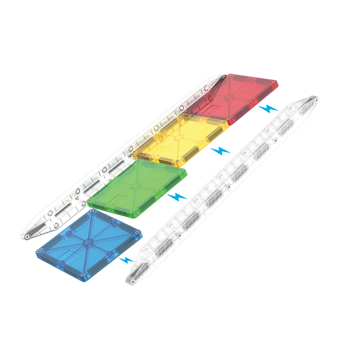 Set Rail Racers 33 piezas - Magna Tiles