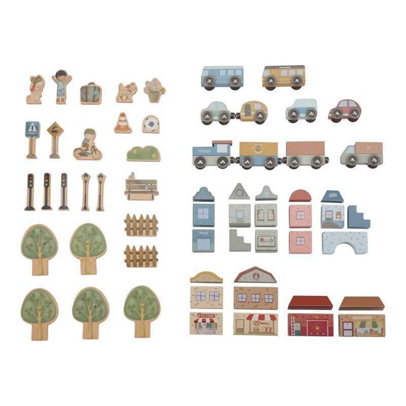 Set Tren de Madera - Little Dutch