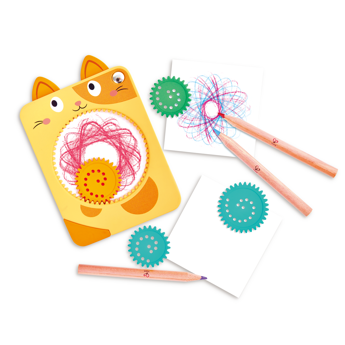 Spin 'n' Draw Dibujos en Espiral Amarillo - Hape