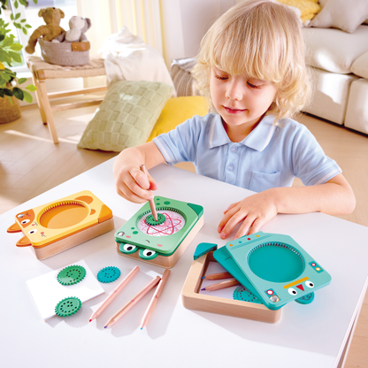 Spin 'n' Draw Dibujos en Espiral Amarillo - Hape