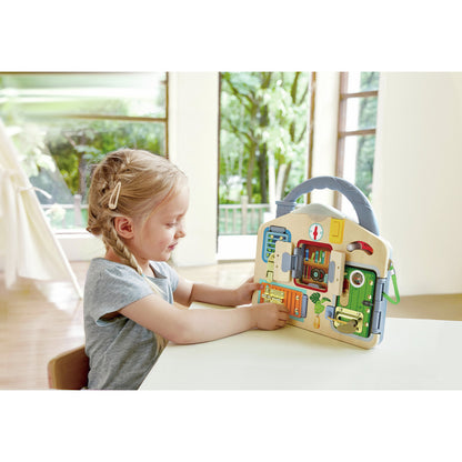 Tablero de Juego Bloquea y Aprende - Hape