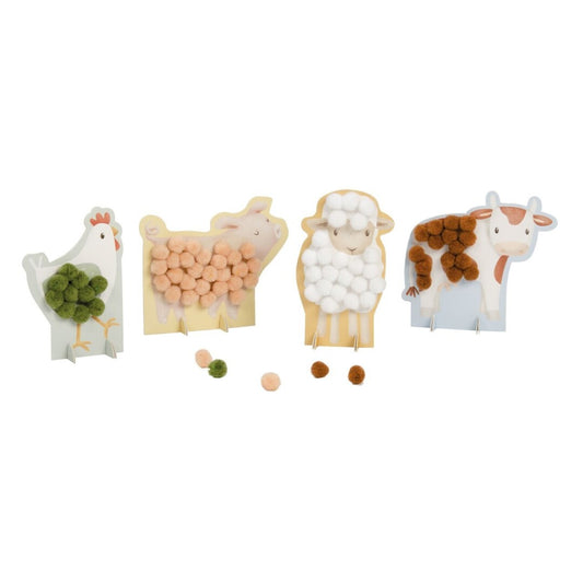 Tarjetas de Pompones Little Farm - Little Dutch
