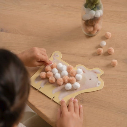Tarjetas de Pompones Little Farm - Little Dutch