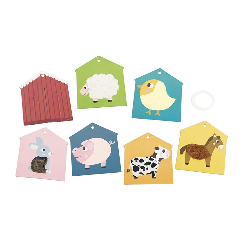 Tarjetas Tactiles la Granja - Janod