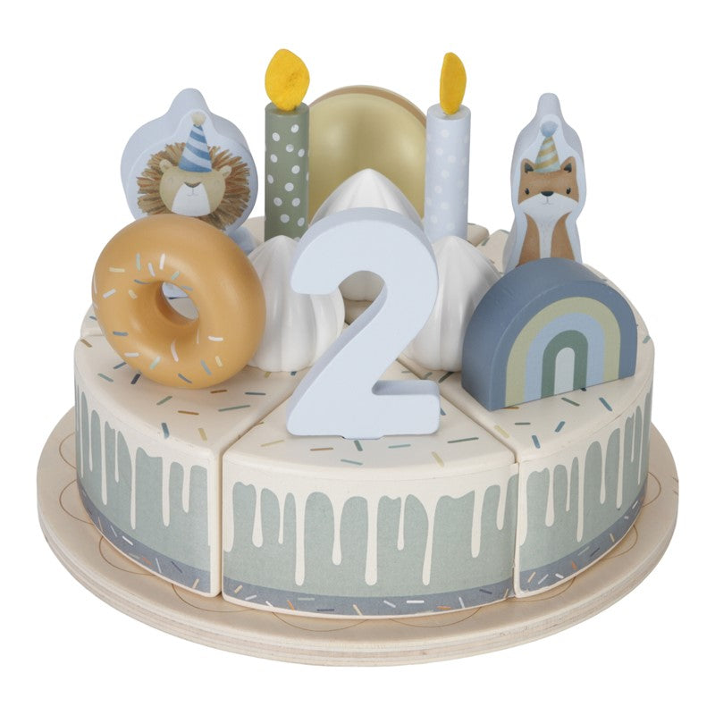 Tarta Cumpleaños Azul - Little Dutch