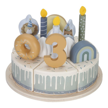 Tarta Cumpleaños Azul - Little Dutch