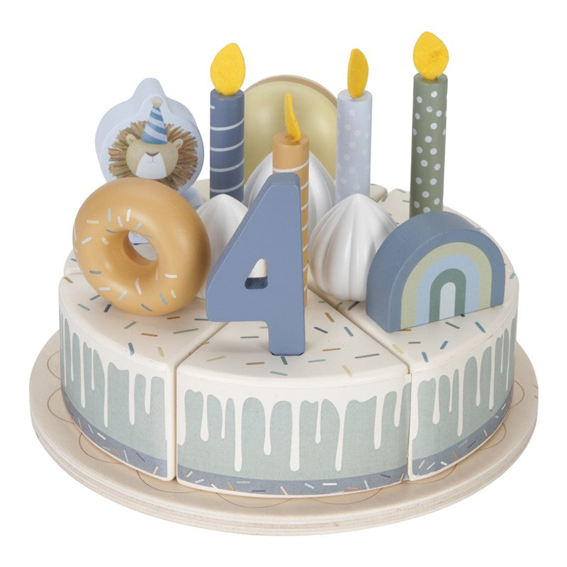 Tarta Cumpleaños Azul - Little Dutch