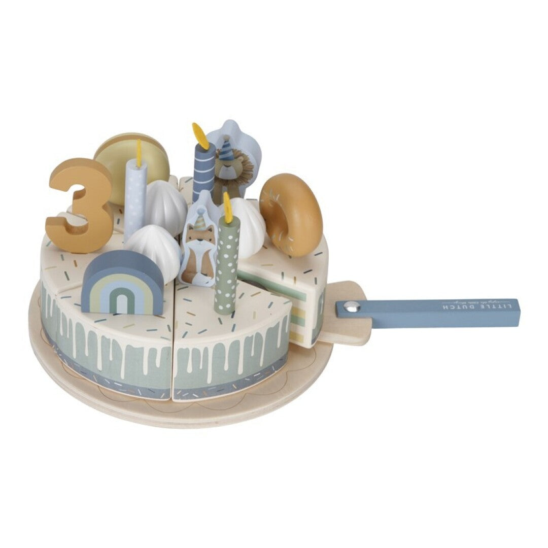Tarta Cumpleaños Azul - Little Dutch