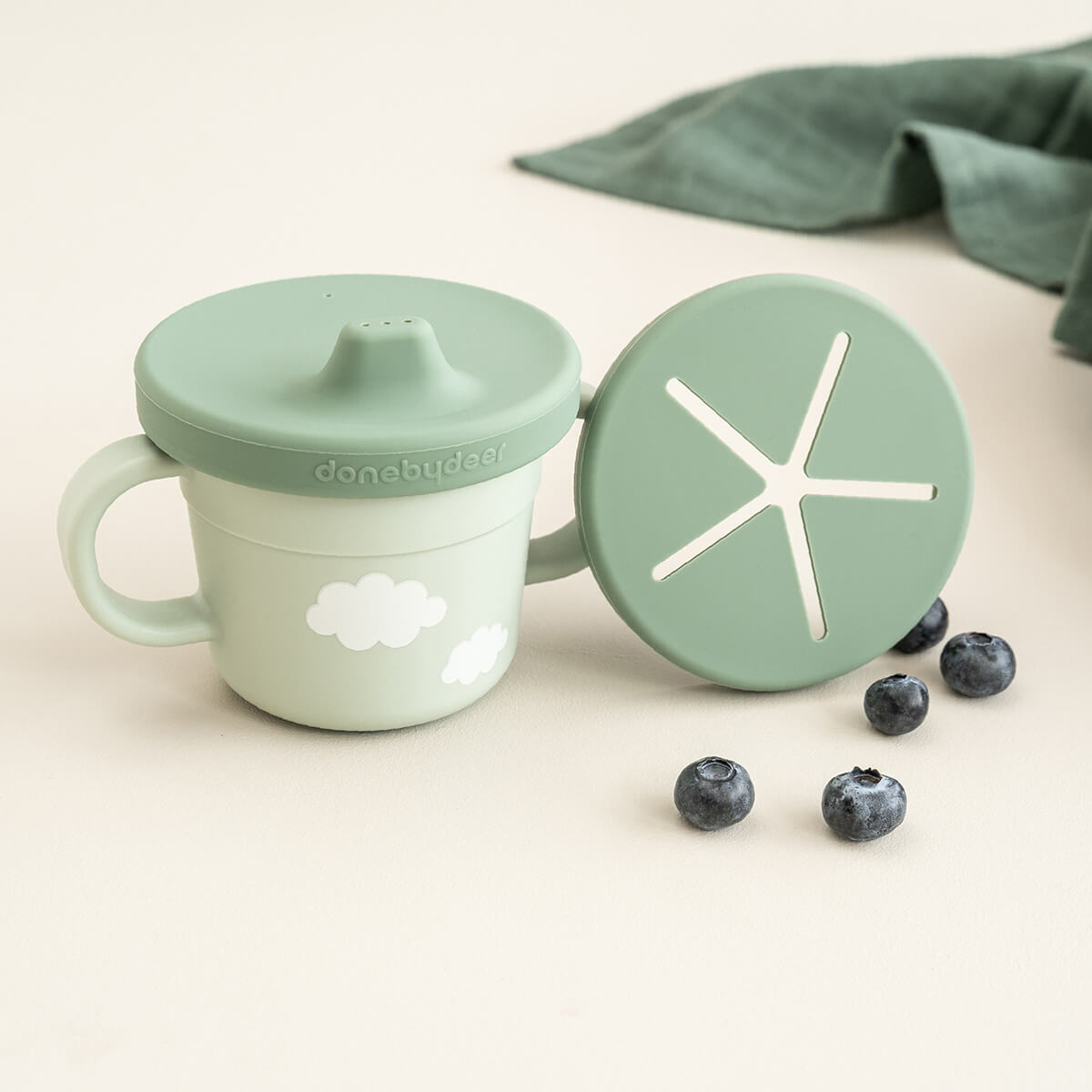 Taza Aprendizaje y Snack Croco - Done By Deer