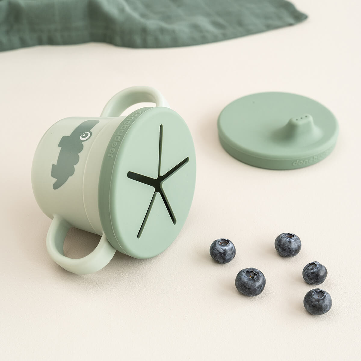 Taza Aprendizaje y Snack Croco - Done By Deer