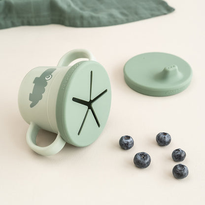 Taza Aprendizaje y Snack Croco - Done By Deer