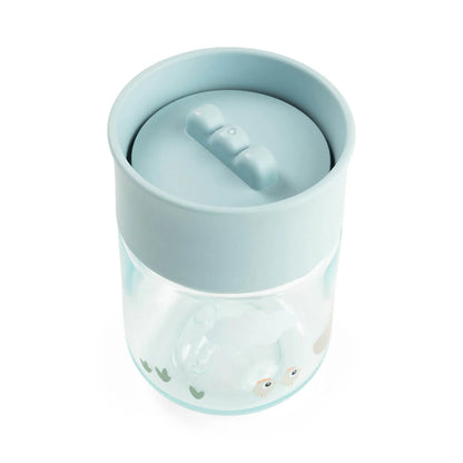 Taza de Aprendizaje 360° Tiny Farm Azul - Done By Deer