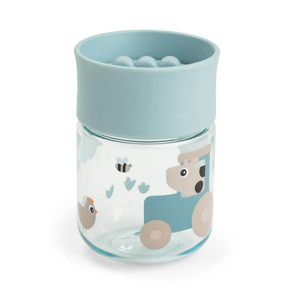 Taza de Aprendizaje 360° Tiny Farm Azul - Done By Deer