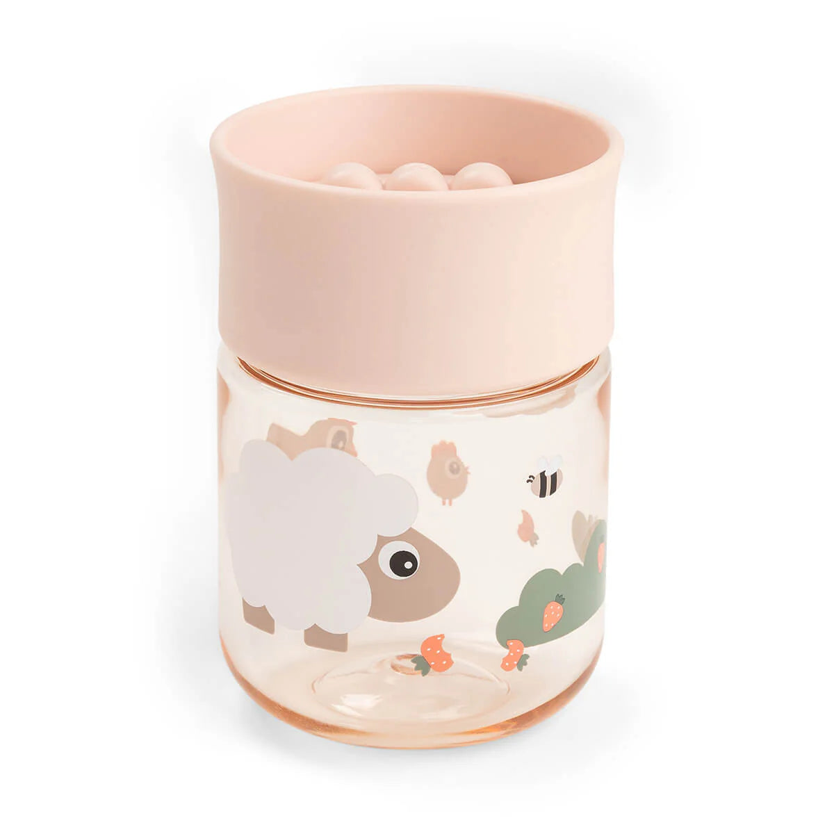 Taza de Aprendizaje 360° Tiny Farm Rosa - Done By Deer